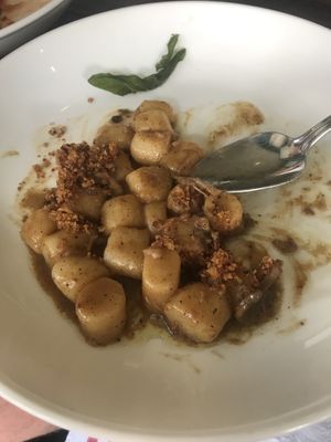 Mushroom gnocchi  at Peppe's in Bondi