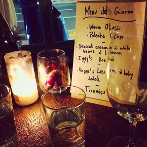 Set menu  at Peppe's in Bondi