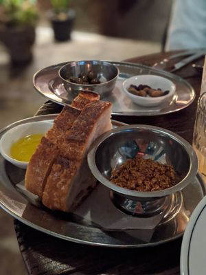 Iggy's bread, with breadcrumbs for gnocchi at Peppe's in Bondi