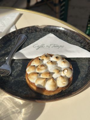 Tarte citron   at Café du Temps in Aix-en-provence
