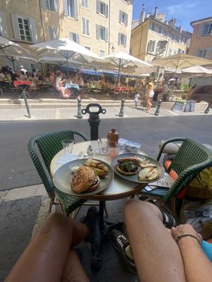   at Café du Temps in Aix-en-provence