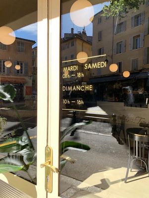 Horaires  at Café du Temps in Aix-en-provence