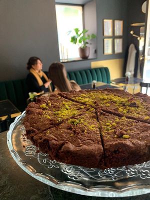 Brownie at Café du Temps in Aix-en-provence
