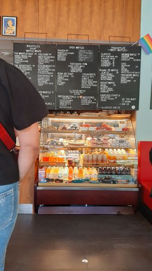 Menu and sweets at Älskade Traditioner in Stockholm