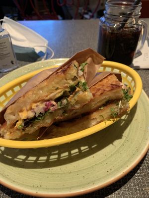 Chili Cheese Waffle at Älskade Traditioner in Stockholm