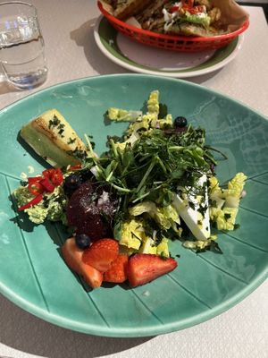 The salad   at Älskade Traditioner in Stockholm