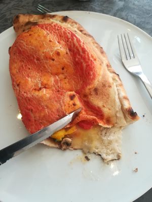 Vegane Calzone at Allegro in Guenzburg
