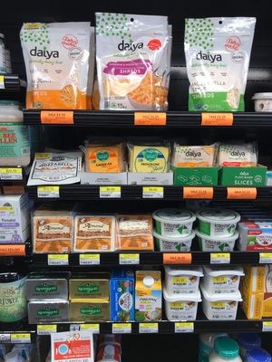 vegan cheese at Sunrise in Valparaiso