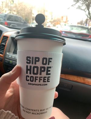   at Sip of Hope Coffee Bar in Chicago
