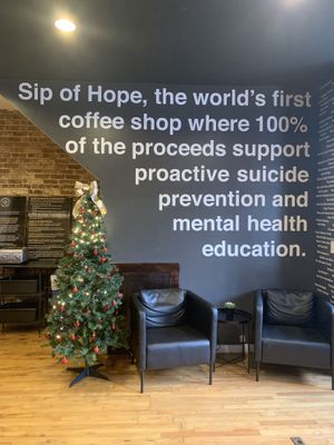   at Sip of Hope Coffee Bar in Chicago
