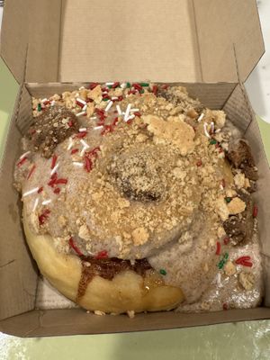 Gingerbread house   at Cinnaholic in Pearland