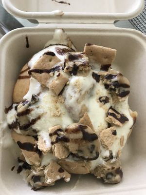 Cookie dough cheesecake  at Cinnaholic in Pearland