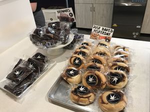 pre-baked to go goodies at Cinnaholic - 82nd Ave in Edmonton