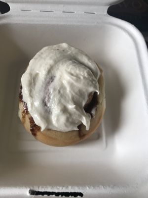 Mini cinnamon bun at Cinnaholic - 82nd Ave in Edmonton