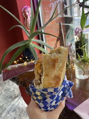 Grilled cheese baguette at Bistro Vie in Ancaster