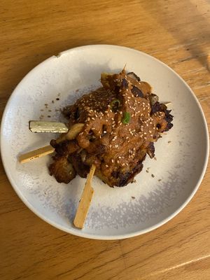 Brochette de pleurotes   at Mōpa in Paris