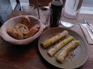 Leeks at Mōpa in Paris