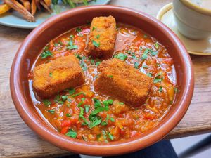 Shakshouka at Mōpa in Paris