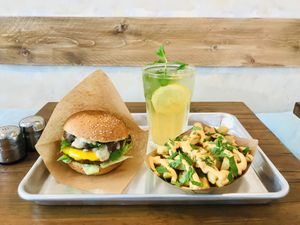 Burger Hatake 
French fries
Citronnade maison at Mōpa in Paris