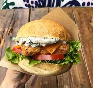 Feesh Burger at Mōpa in Paris