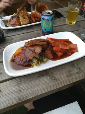 Seitan Roast at The Owl & Hitchhiker in North London