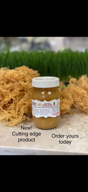 Sea Moss Gel: Loaded with 92 Minerals the body needs. (Preorder a day in advance) at Rawfully Yours Juice Bar & Cafe in Lasalle