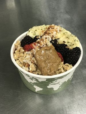 Famous Superfood Organic Acai Bowl!  at Rawfully Yours Juice Bar & Cafe in Lasalle
