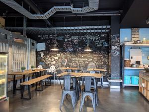 Decor at Lisica Cafe in Maribyrnong