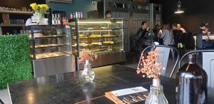 Inside the cafe at Lisica Cafe in Maribyrnong