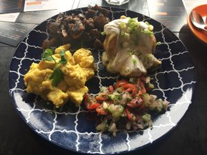Spanish Baked Tofu at Lisica Cafe in Maribyrnong