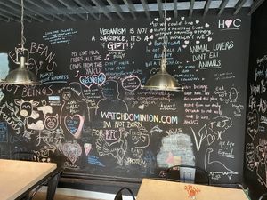 Amazing chalk board at Lisica Cafe in Maribyrnong