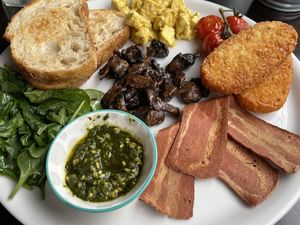 Big breakfast at Lisica Cafe in Maribyrnong