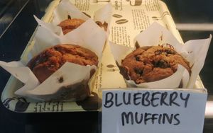 Muffins at Lisica Cafe in Maribyrnong