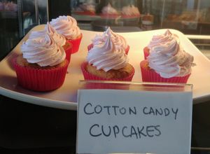Cupcakes at Lisica Cafe in Maribyrnong