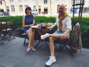 Picture kindly taken by a waitress at Uki Green in Warsaw