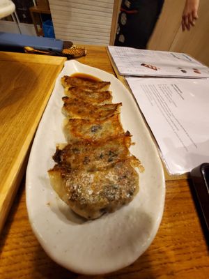 Dumplings at Uki Green in Warsaw