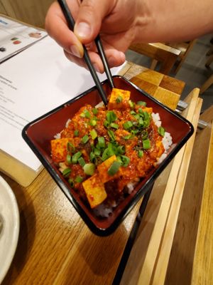 Mapo tofu at Uki Green in Warsaw