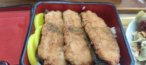 Fried eel. at Uki Green in Warsaw