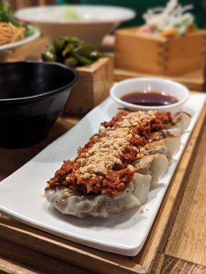 Mince gyoza - you NEED to try these at Uki Green in Warsaw
