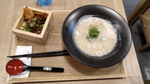 ramen big portion at Uki Green in Warsaw