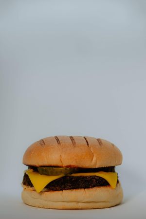 Cheeky vegan quarter £-er at The Queens Head in Farnham