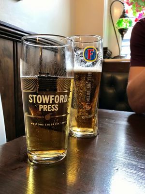 cider and beer at The Queens Head in Farnham