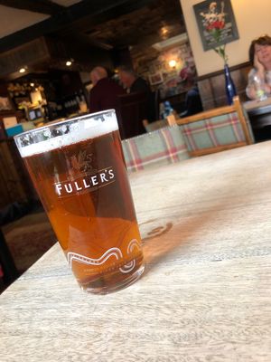 Fine beer well kept.  at The Queens Head in Farnham