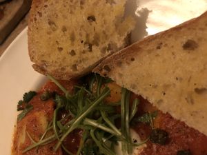 Ravioli  at The Queens Head in Farnham