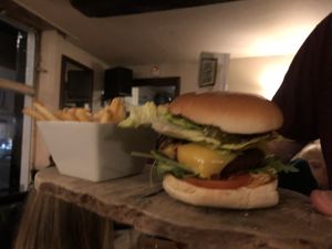 That burger is special   at The Queens Head in Farnham
