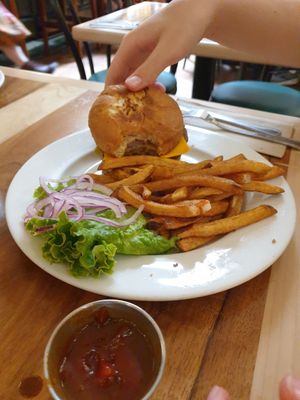 FYH Burger at Follow Your Heart Market & Cafe in Canoga Park