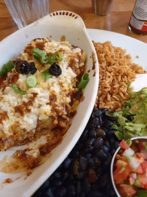 tofu enchilada at Follow Your Heart Market & Cafe in Canoga Park