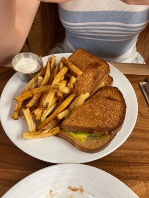 Melted cheese  at Follow Your Heart Market & Cafe in Canoga Park