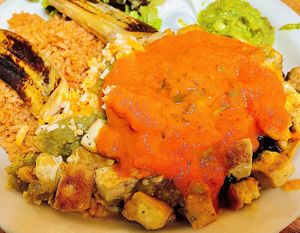 Bob’s Breakfast plate at Follow Your Heart Market & Cafe in Canoga Park