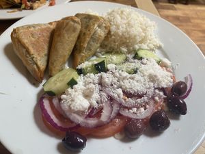 Spanakopita  at Follow Your Heart Market & Cafe in Canoga Park